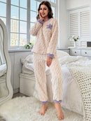 [Leve 2 Pague 1] Pijama Feminino Neve Macia (Conforto térmico e delicadeza) + BRINDE: 1 Pantufa Nuvem Antiaderente